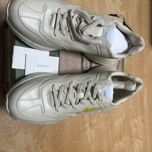 Gucci Rhyton Cat Print Beige Multi - Picture 2 of 8